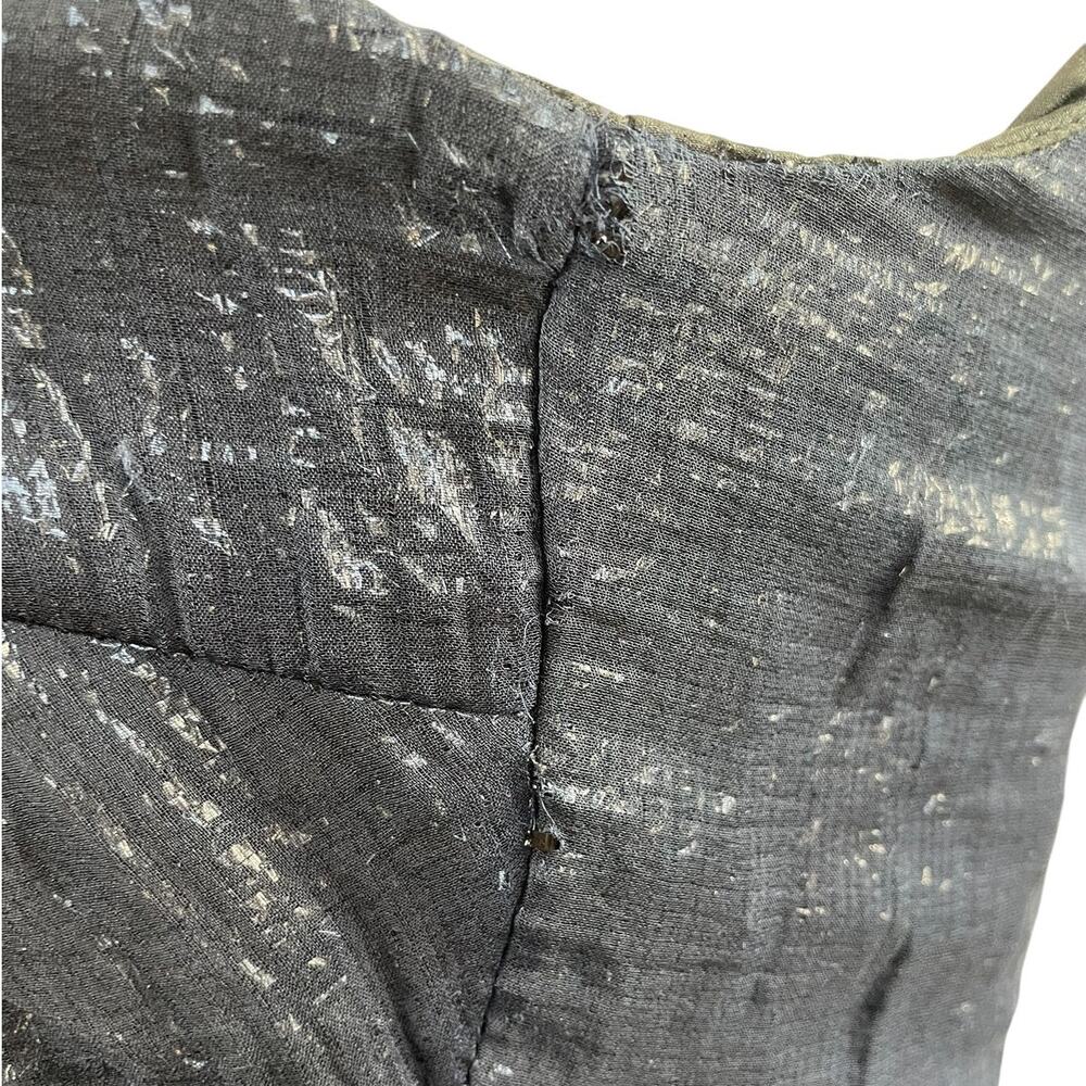 Vintage Tocca Silk Wool Shimmer Cocktail Dress Side Ruched Old Hollywood Sz 2 - Picture 11 of 13